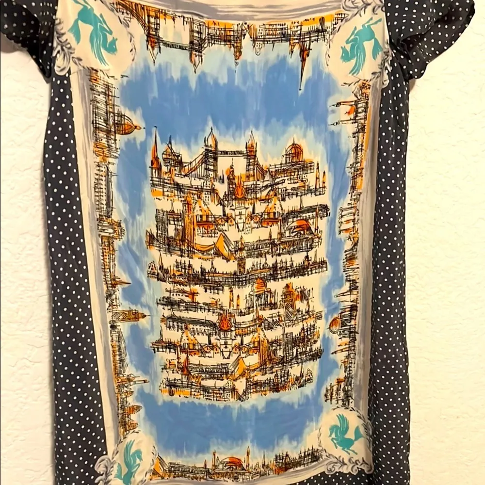 MAEVE for Anthropologie (S) All Around Town 100% Silk, Lined Mini Shift - Image 3