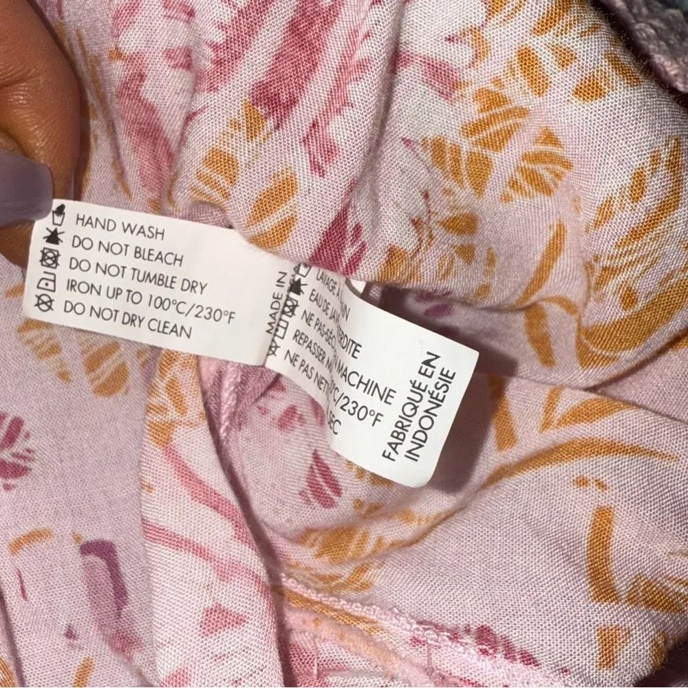 Poupette St Barth Sasha lace trimmed mini dress size medium Orange - Image 9