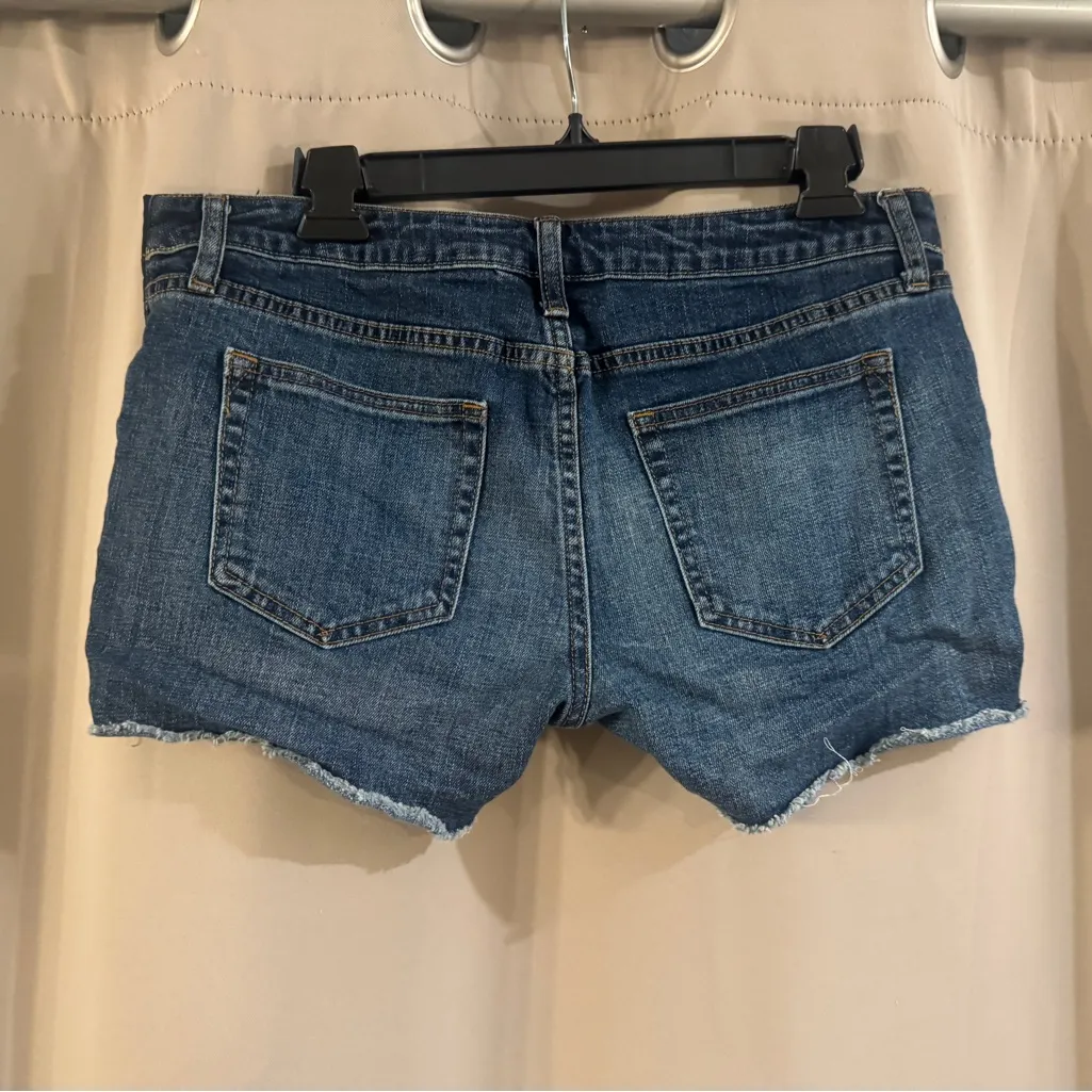 GAP Maternity Dark Blue Jean Shorts - Image 2