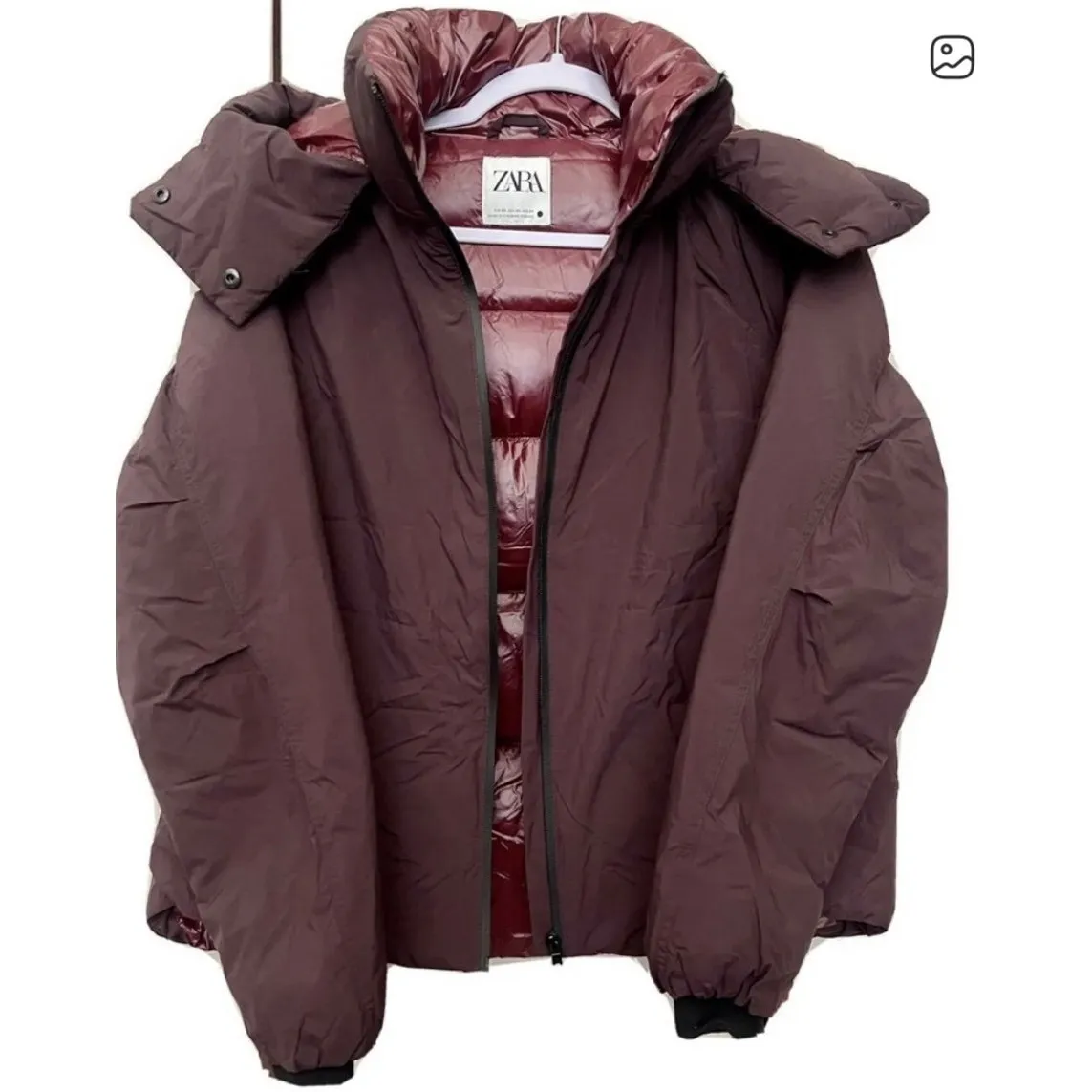 Zara Down‎ Duck Copped Puffer Jacket - Image 11