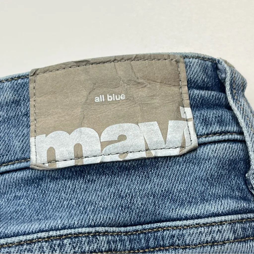 Mavi Barcelona High Rise‎ Wide Leg Womens Size 31 Blue Denim Jean *TINY FLAW - Image 6