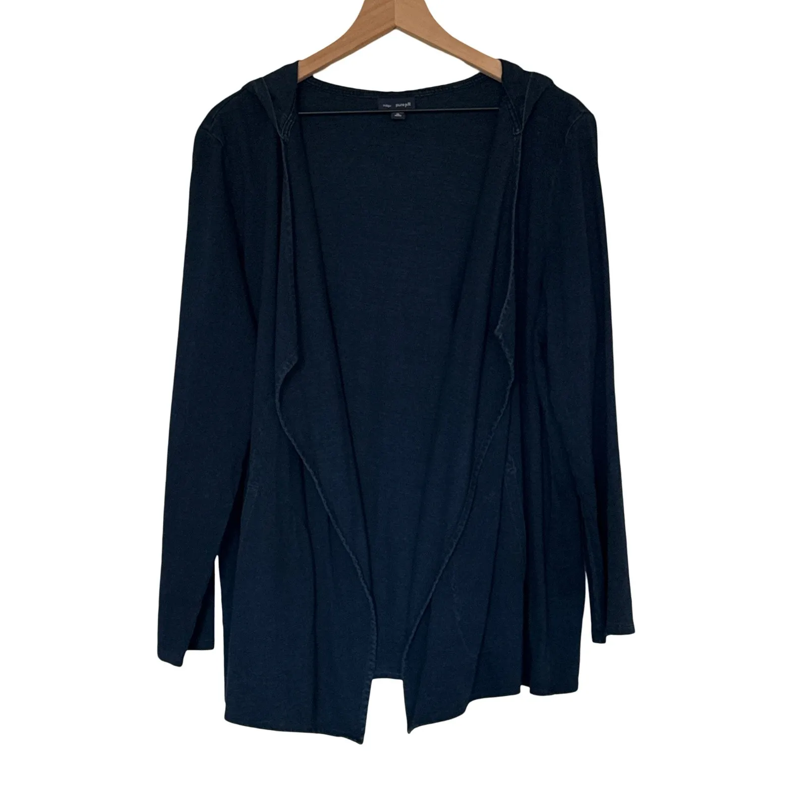 Pure Jill Indigo Wrap Hooded Cardigan indigo Women’s Petite XL Blue - Image 4