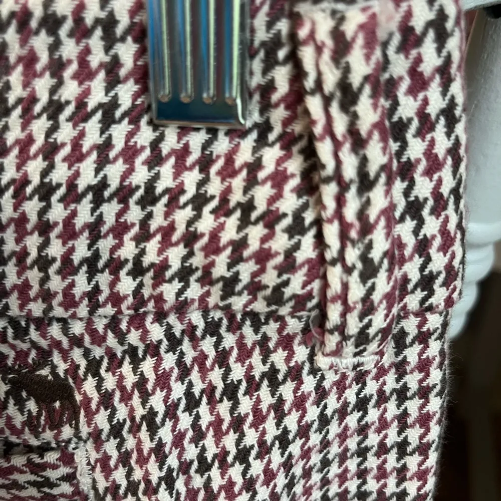 Abercrombie and Fitch Houndstooth Bermuda Shorts Cotton Walking Womens 00 - Image 14