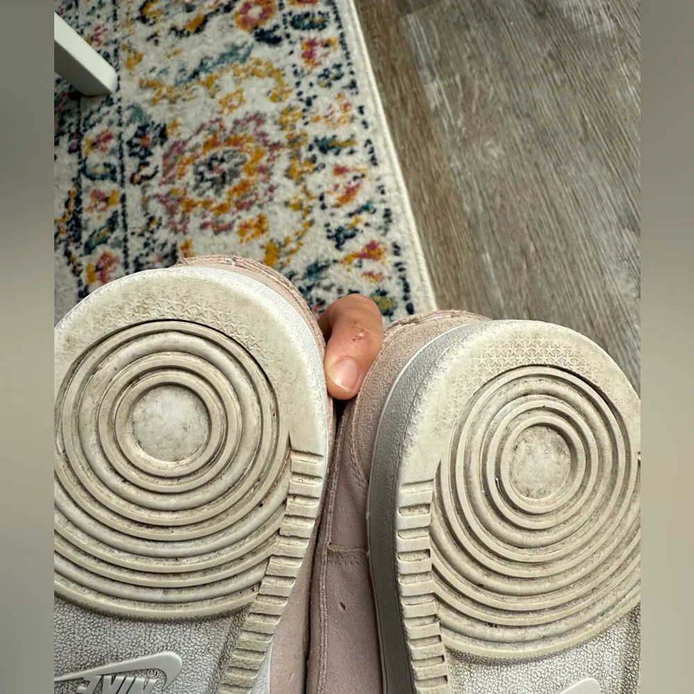 Nike Court Vision AF1 Sneakers Suede Pink Light Pink Casual Wear Size 9.5 - Image 11