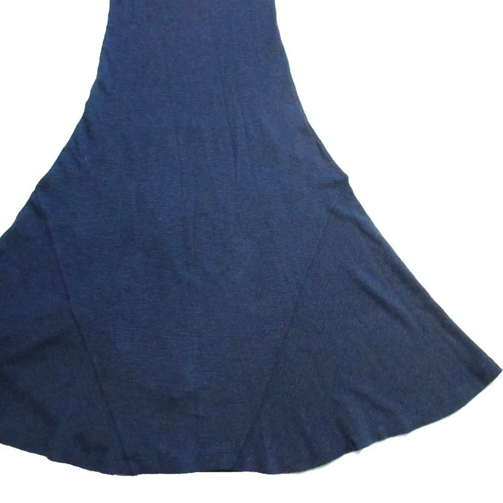 NWT Polo Ralph Lauren Waffle Knit Maxi in Medieval Blue Thermal Tank Dress S - Image 5