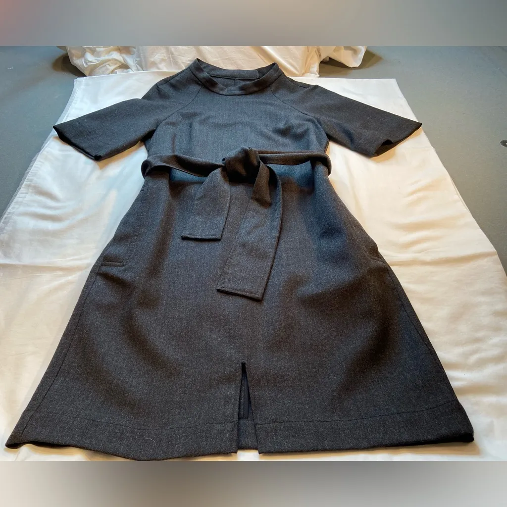 Marc by Marc Jacob’s Dark Grey Classic Shirt Dress, Crew Neck, Size‎ XS - Image 5