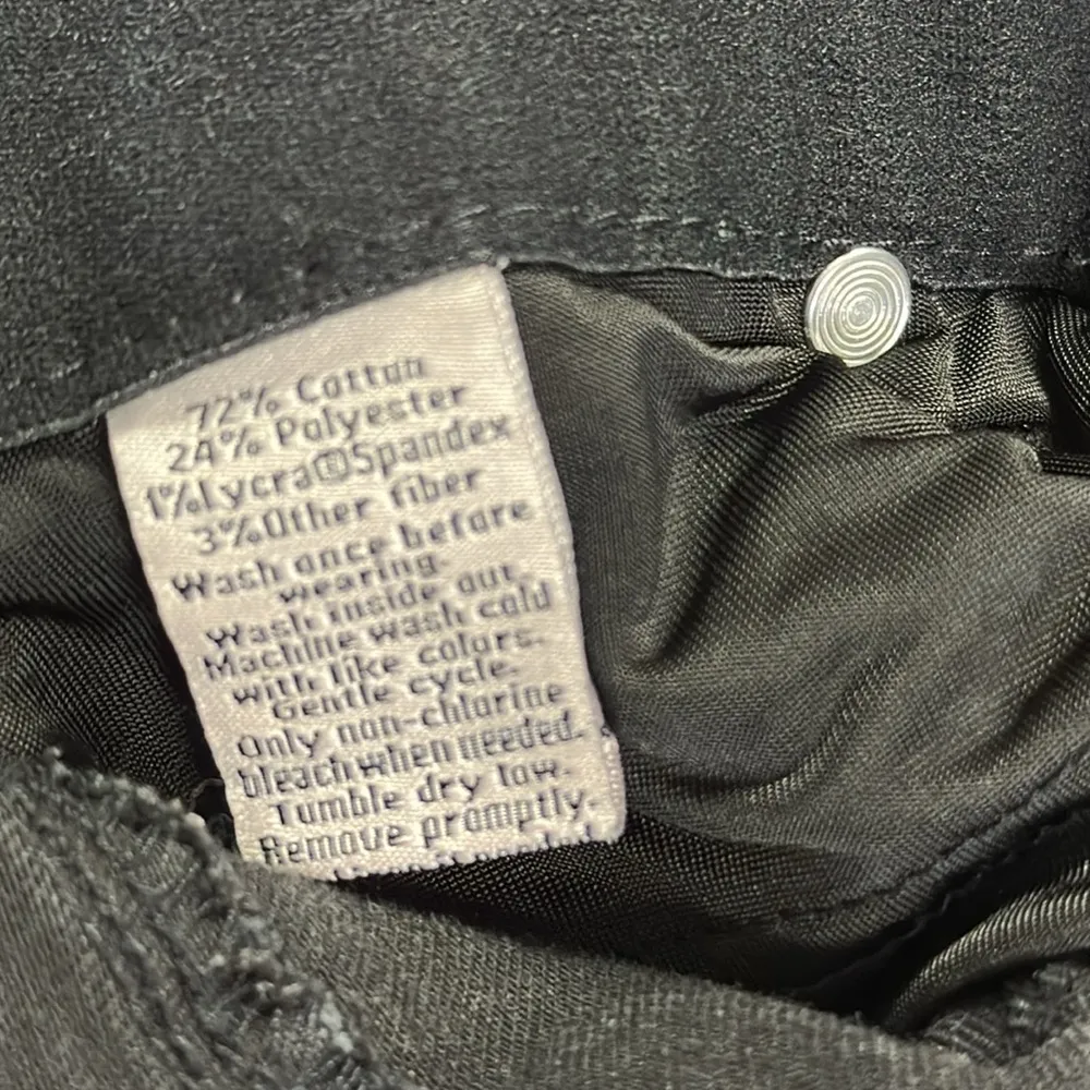 Juicy Couture Y2K Black Mid Rise Stretch Denim 2 Pocket Skinny Jeans Womens 2 - Image 9