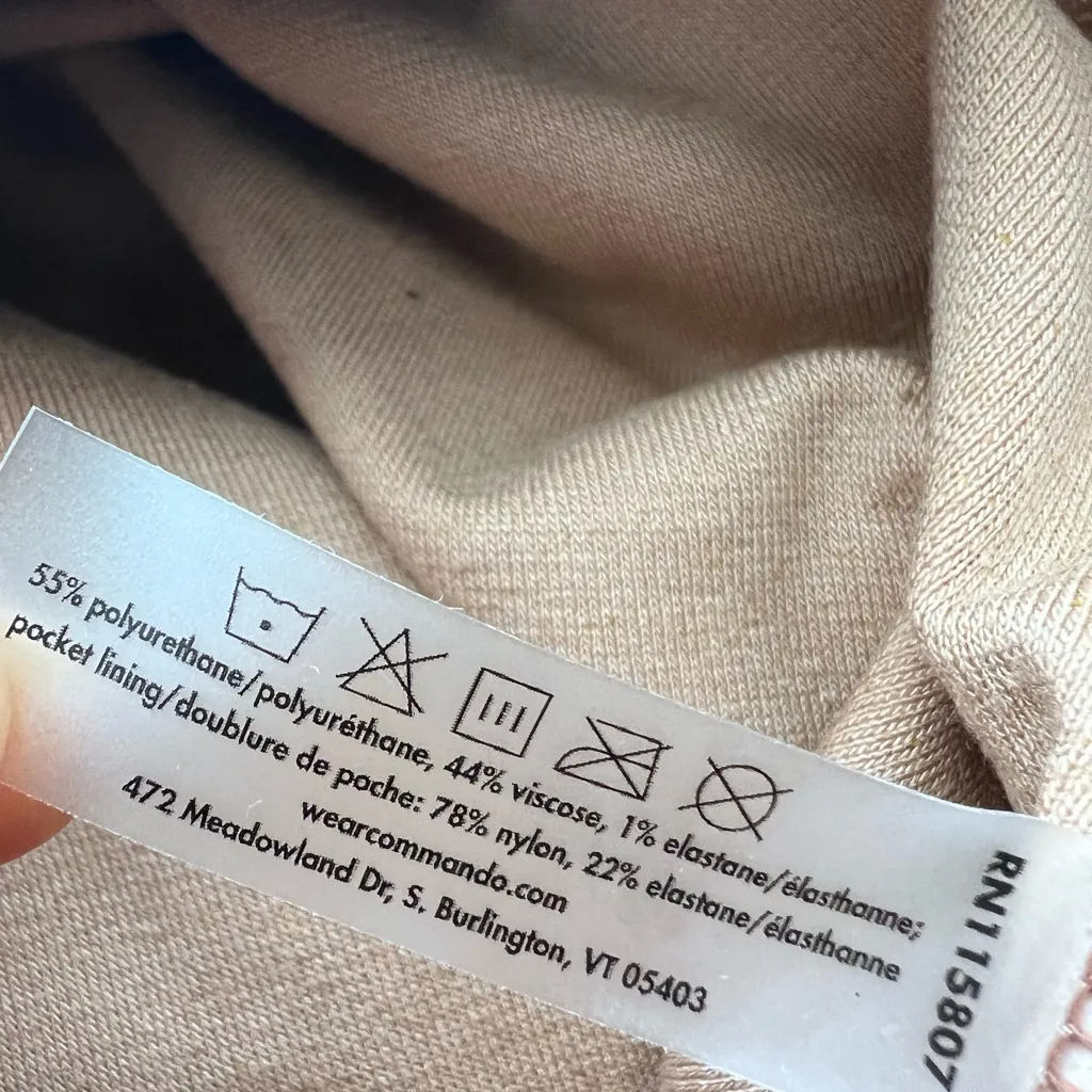 Commando brown faux leather shorts pull on S - Image 6