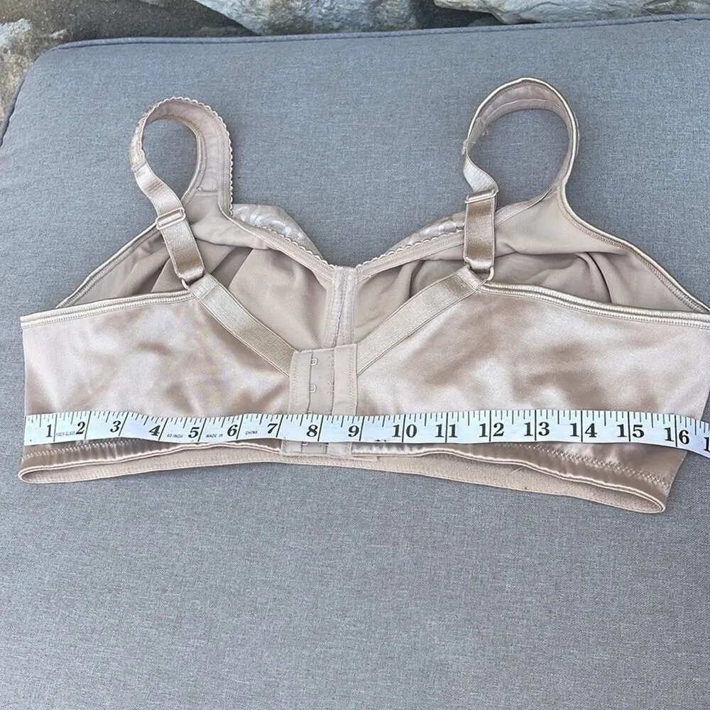 Playtex wirefree bra style 4745 beige/tan 4 hooks size 44DD - Image 5