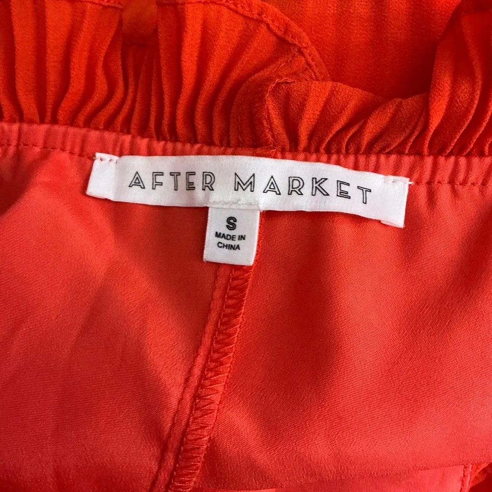 Vibrant Red Maxi Dress with Cowl Neck and Flutter Sleeves - Image 4