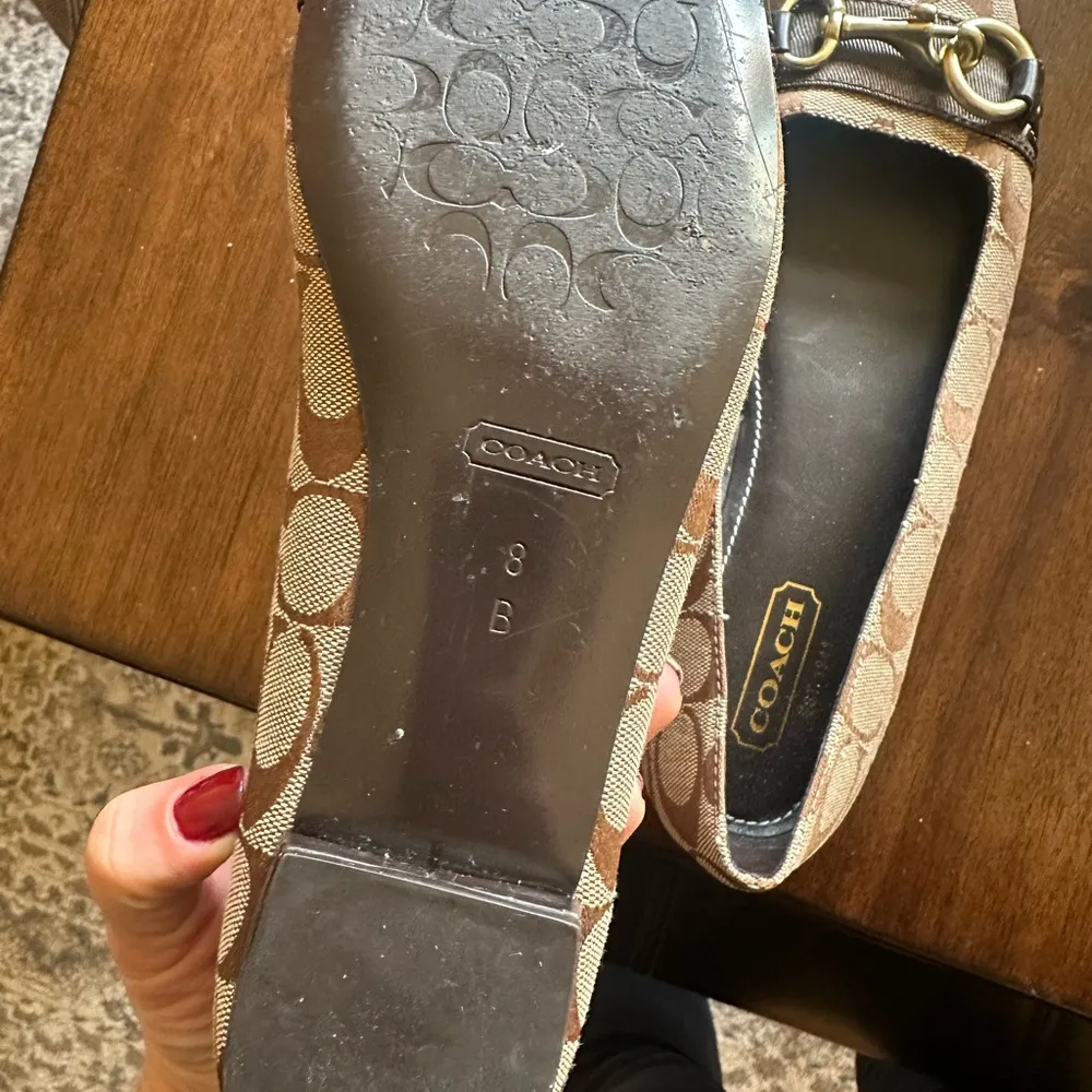 Coach Women's Brown Flats size 8 - Image 2