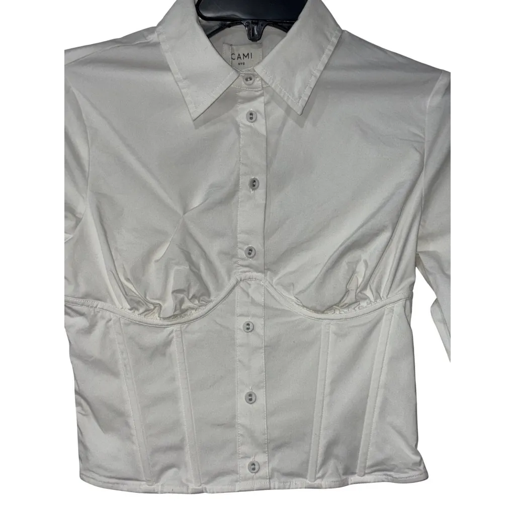 CAMI NYC Ramira Top in White 2 New Womens Long Sleeve Top - Image 7