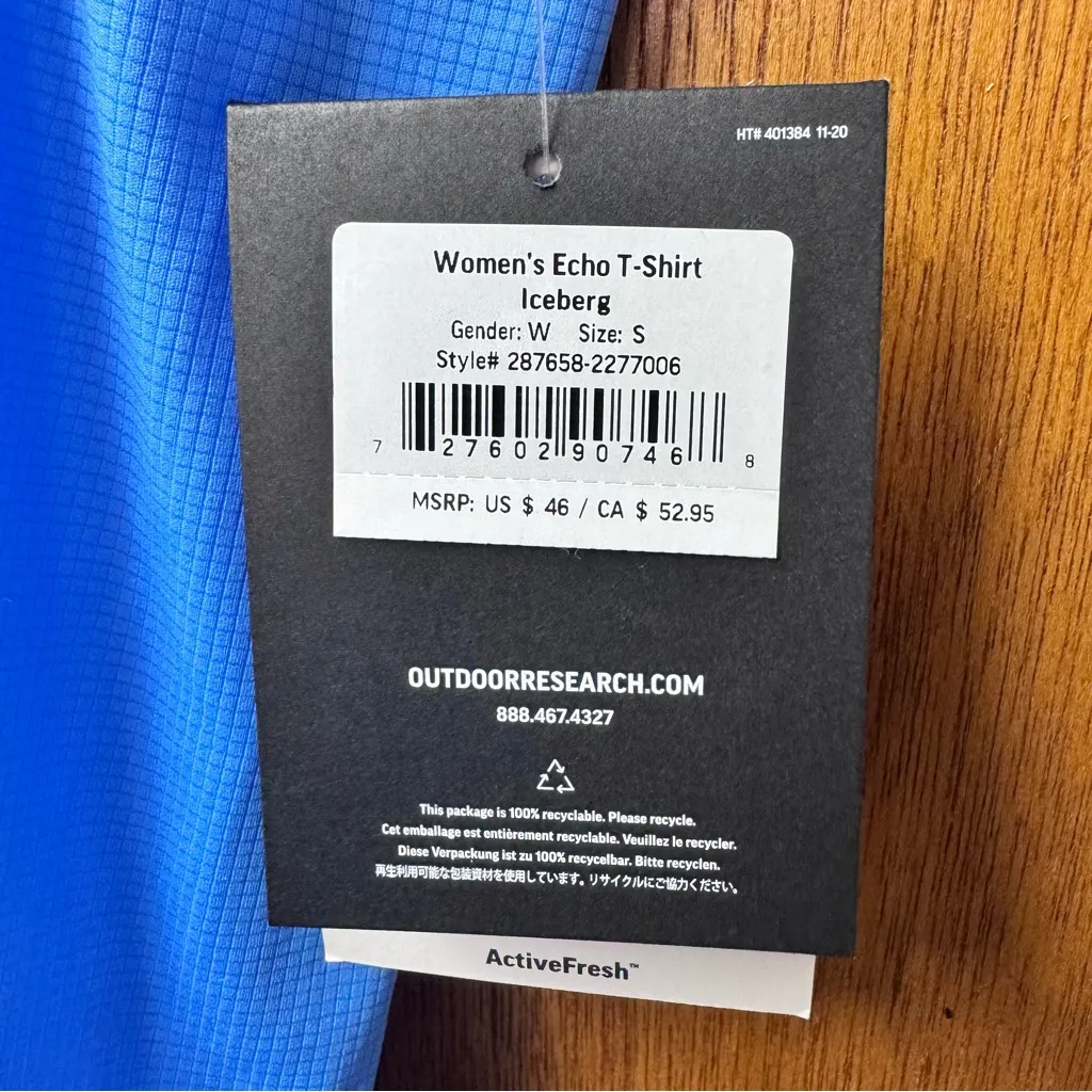 NEW Outdoor Research Echo Womens Short Sleeve T - Image 7