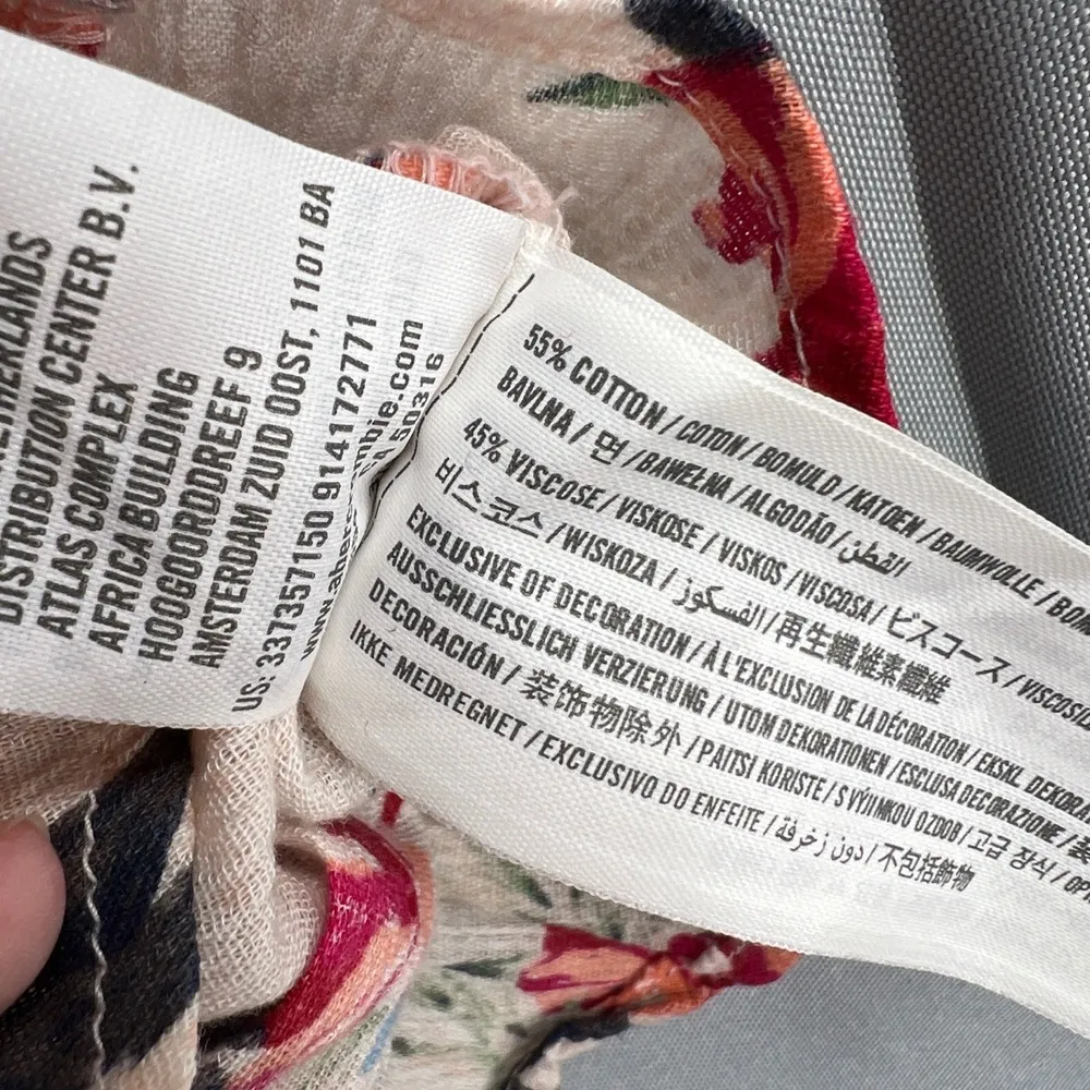 Hollister Cami Floral Sleeveless Ruffle Y2K Wrap Summer Boho Feminine Small - Image 4