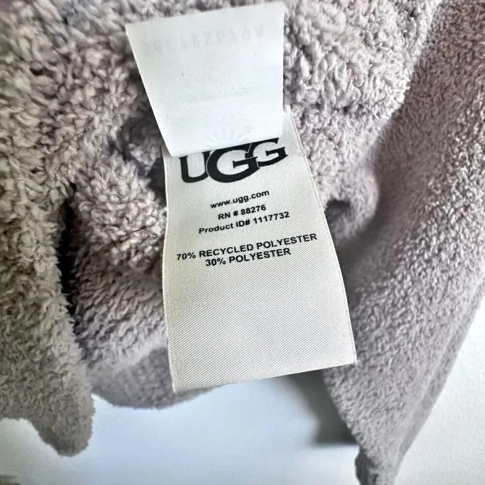 UGG | Paula Granite Tan Taupe Soft V-neck Pullover Sweater Oversized | Size XS - Image 5