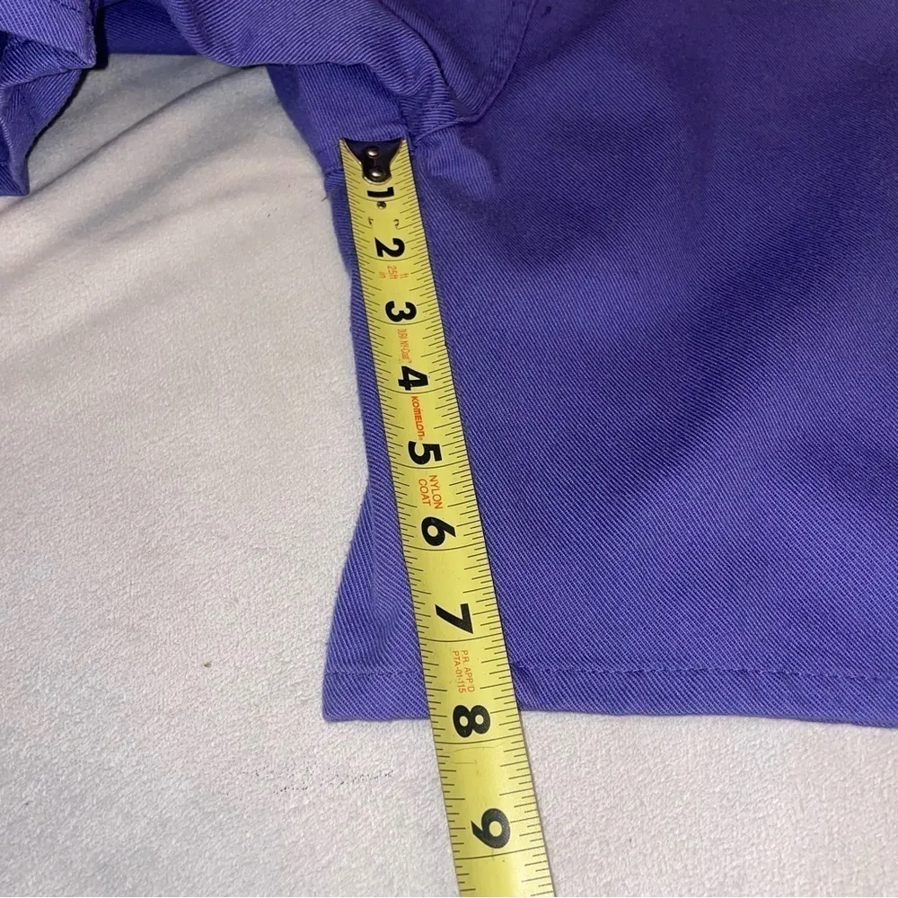 Purple 90s vintage jorts denim shorts, Carolina Bay size 18W 32 - Image 8