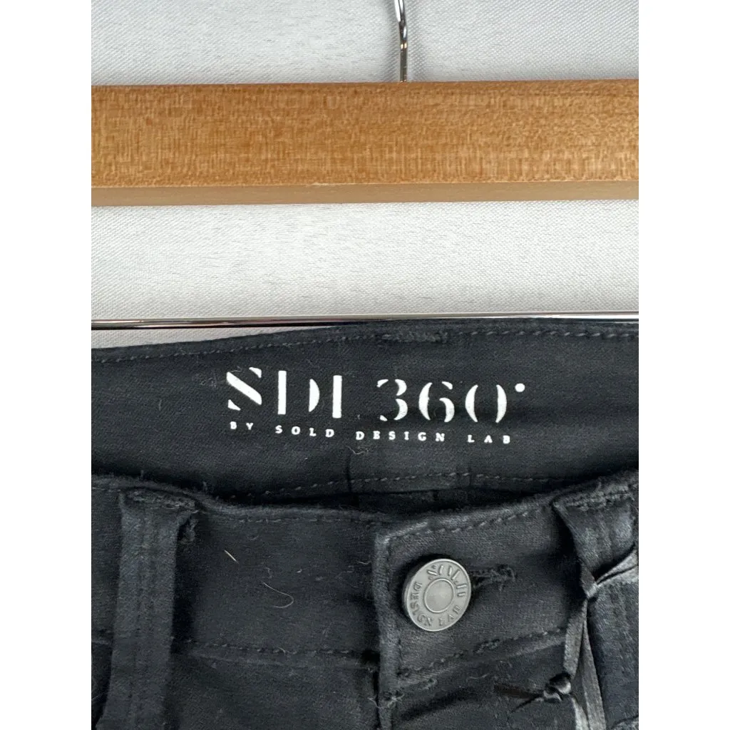 SDL360 By Sold Design Lab No Zip Super Skinny Black Pants S - Image 3