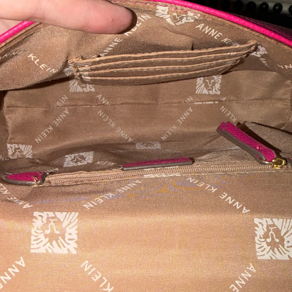 Anne Klein  Fuchsia Shoulder Bag - Image 10