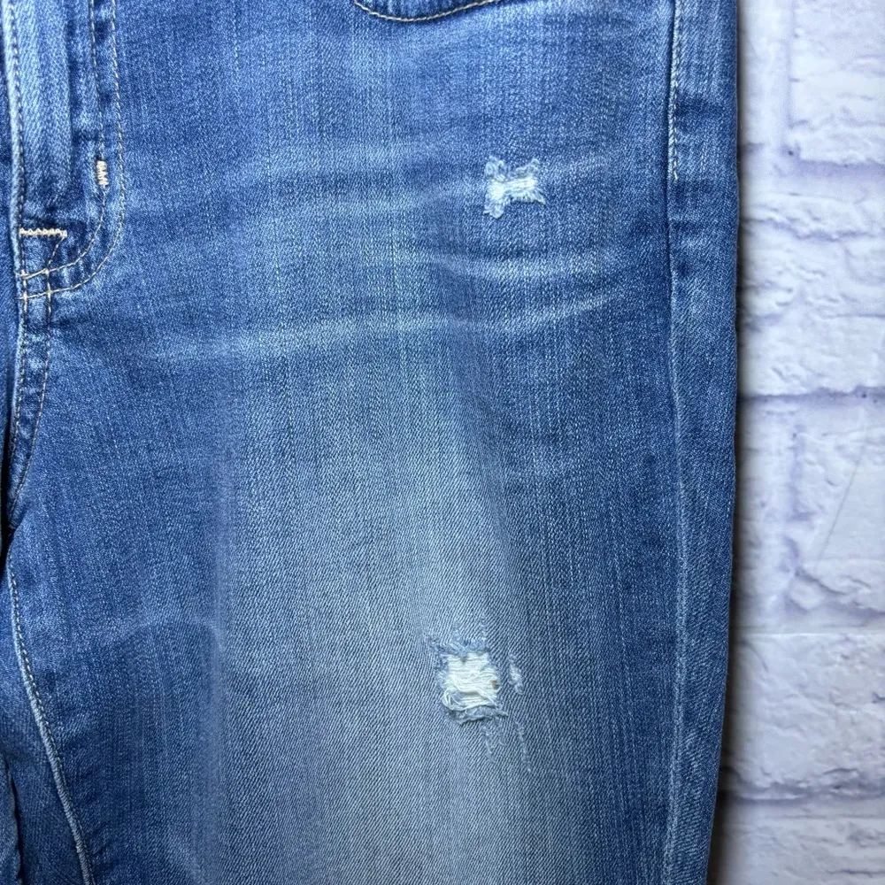 Big Star Remy Mid Rise Medium Wash Boot Cut Denim Jeans Cowgirl size 30 L - Image 4