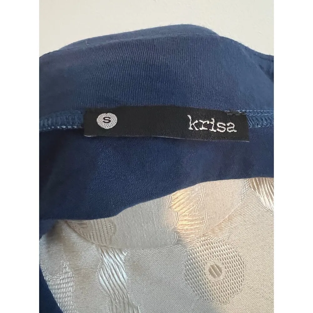 Krisa Revolve  V-neck Long Sleeve Wrap Blouse Small - Image 8