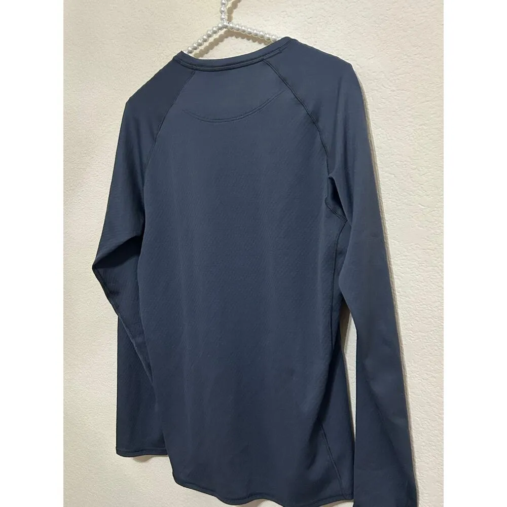 Patagonia Capilene Midweight Gray Shirt Womens Size Medium Base Layer TINY FLAW - Image 11