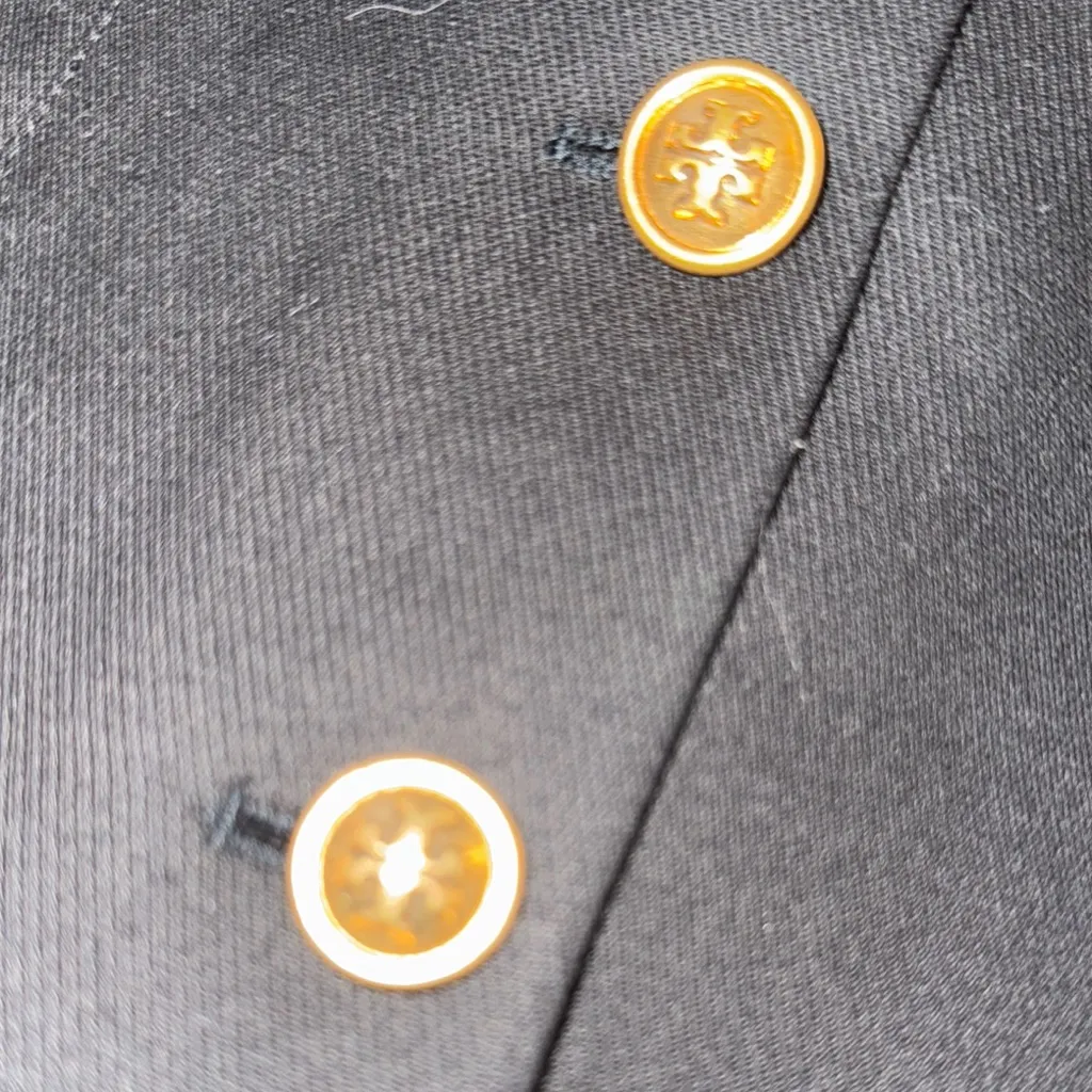 Chic Black Textured‎ Blouse and Pants Set - Image 7