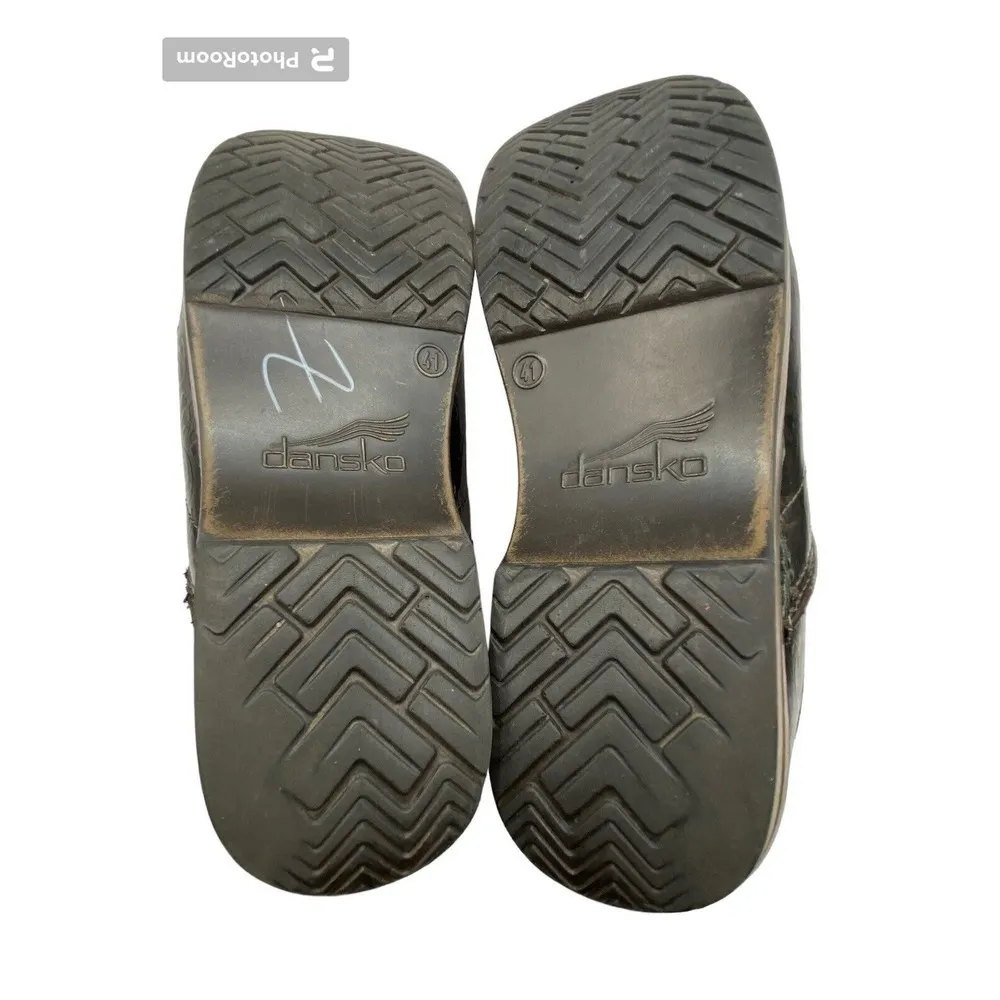 DANSKO Womens Size‎ 41(10.5) Professional Clogs ARABESQUE Brown Slip On Mule - Image 9