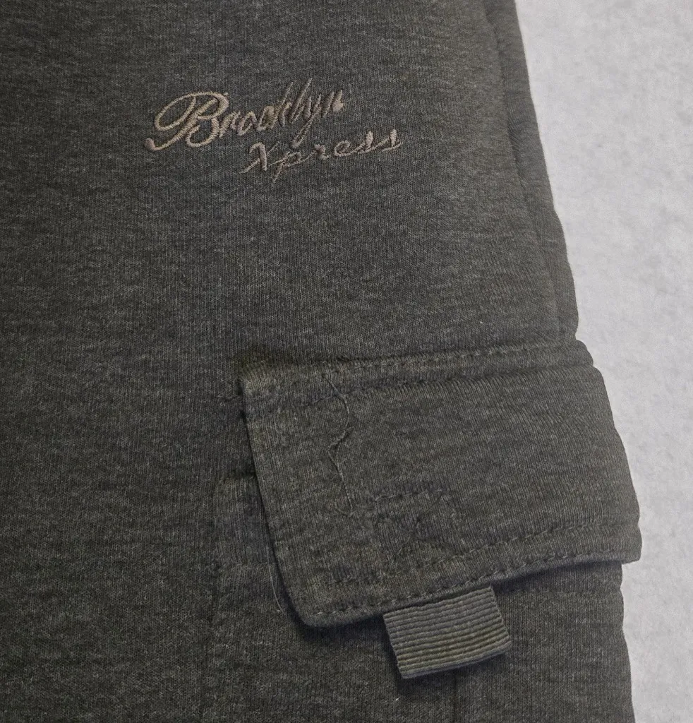 Brooklyn Xpress Sweat Pants Mens XXL Charcoal - Image 3