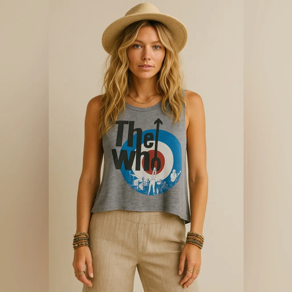 Chaser NWT “The Who” Graphic Muscle Tank | Vintage Rock Band Tee - Image 2