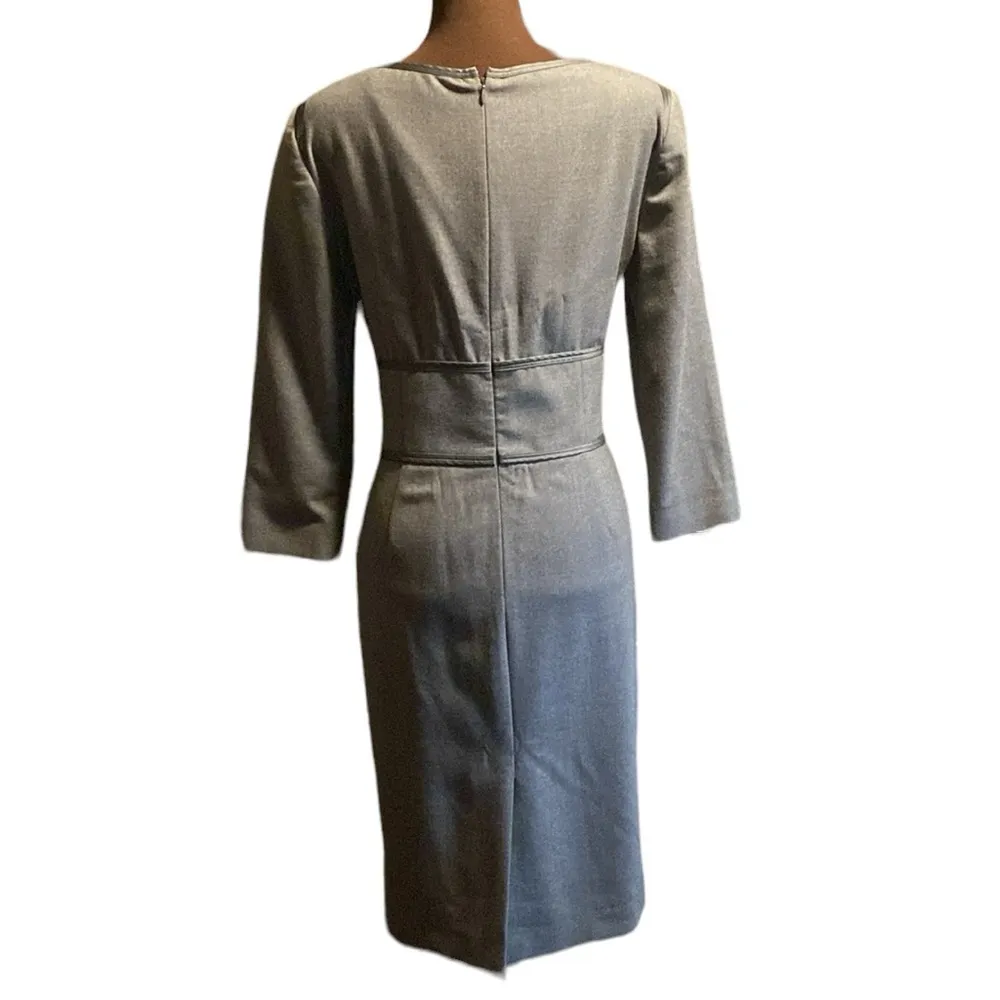 Philosophy Di Alberta Ferretti Wool Blend Dress Gray Size 10 - Image 7
