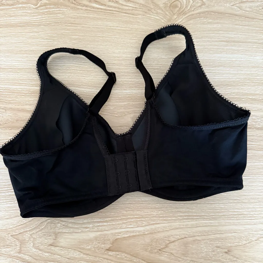 Wacoal US 34DD Basic Beauty Spacer Underwire T-Shirt Bra Black - Image 2