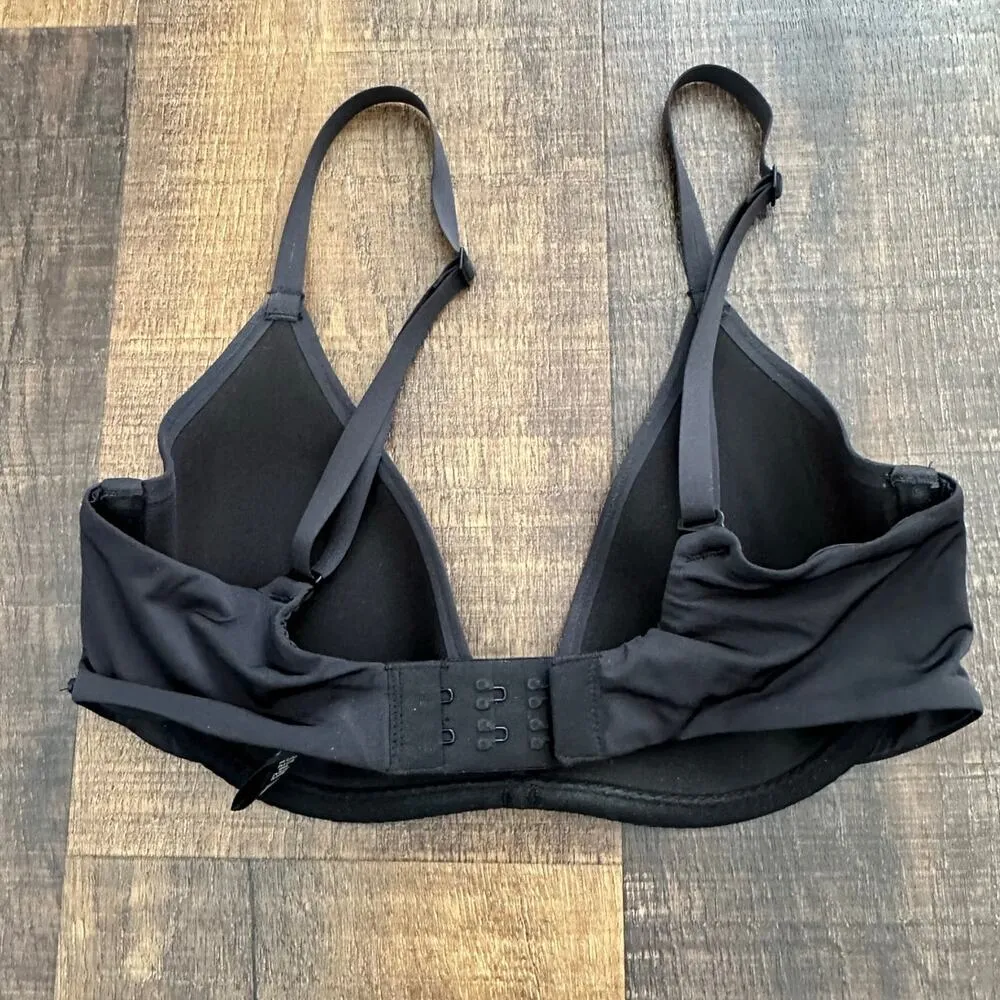 Skims Black Weightless Scoop Bra Size 32C - Image 3