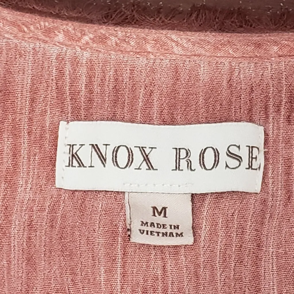 Knox Rose Womens Rusty Rose Sleeveless Dress with Embellished Bodice Medium - Image 5