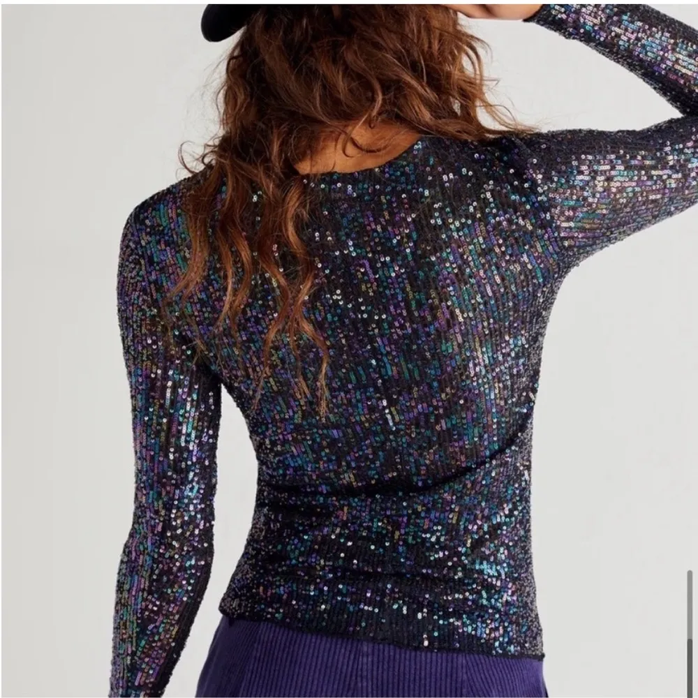 NEW Intimately Free People Gold Rush Black Combo Multi Colored Small S - Image 10