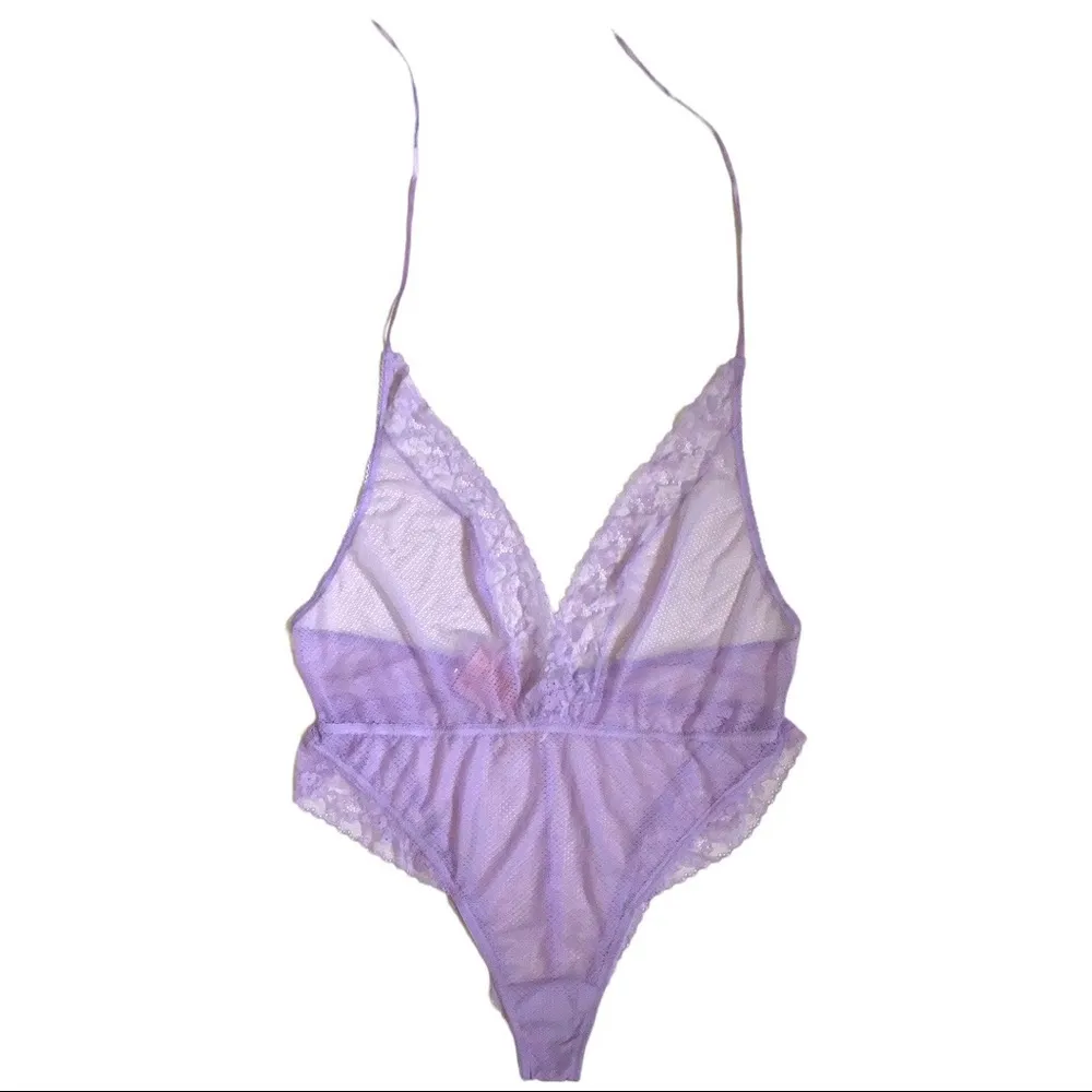 Savage x Fenty Lingerie Teddy Lavender Mesh Bodysuit 3Xl NWT - Image 3