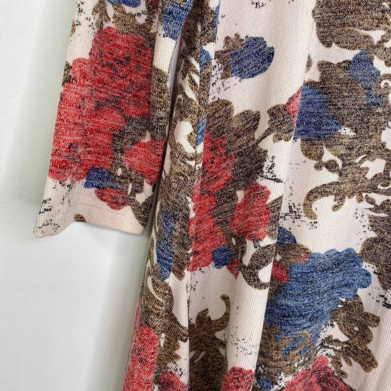 Aryeh Multi-Color Printed Long Sleeve Pullover Tunic Top Women's Size Small S - Image 2