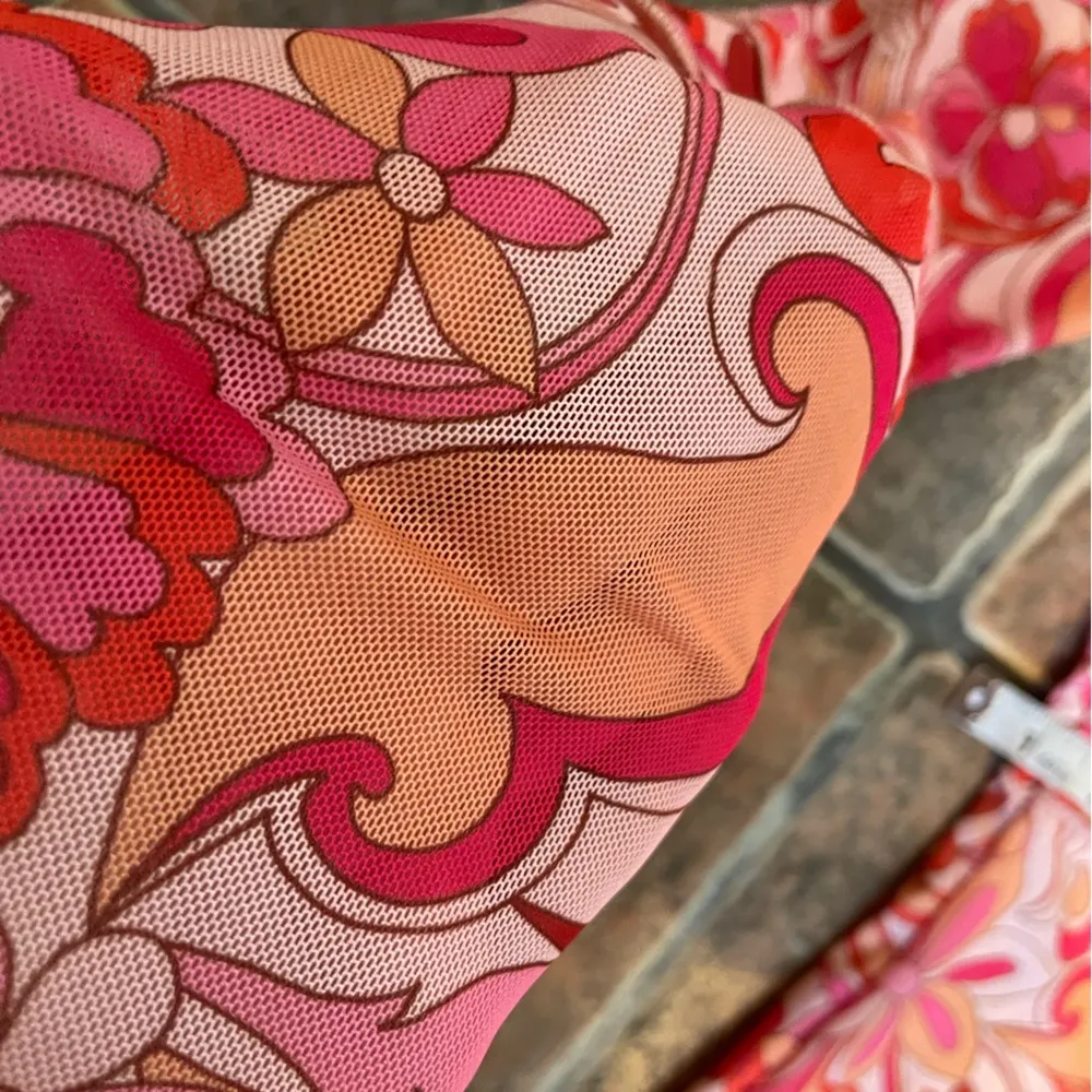 Showpo Anakin Long Sleeve Mesh Mini Dress In Love Child Sz Small - Image 9