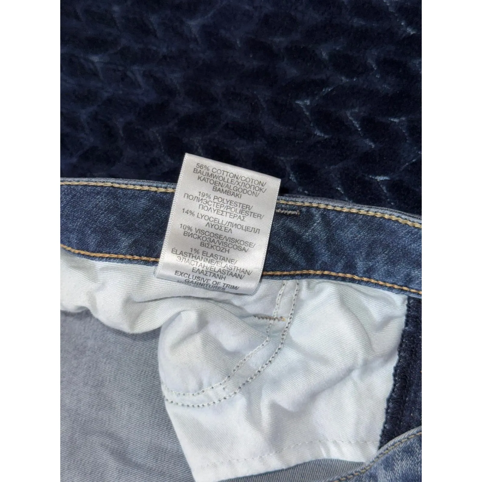 Silver Jeans Co. Robson Distressed High Rise Skinny Jeans Sz 14 - Image 5