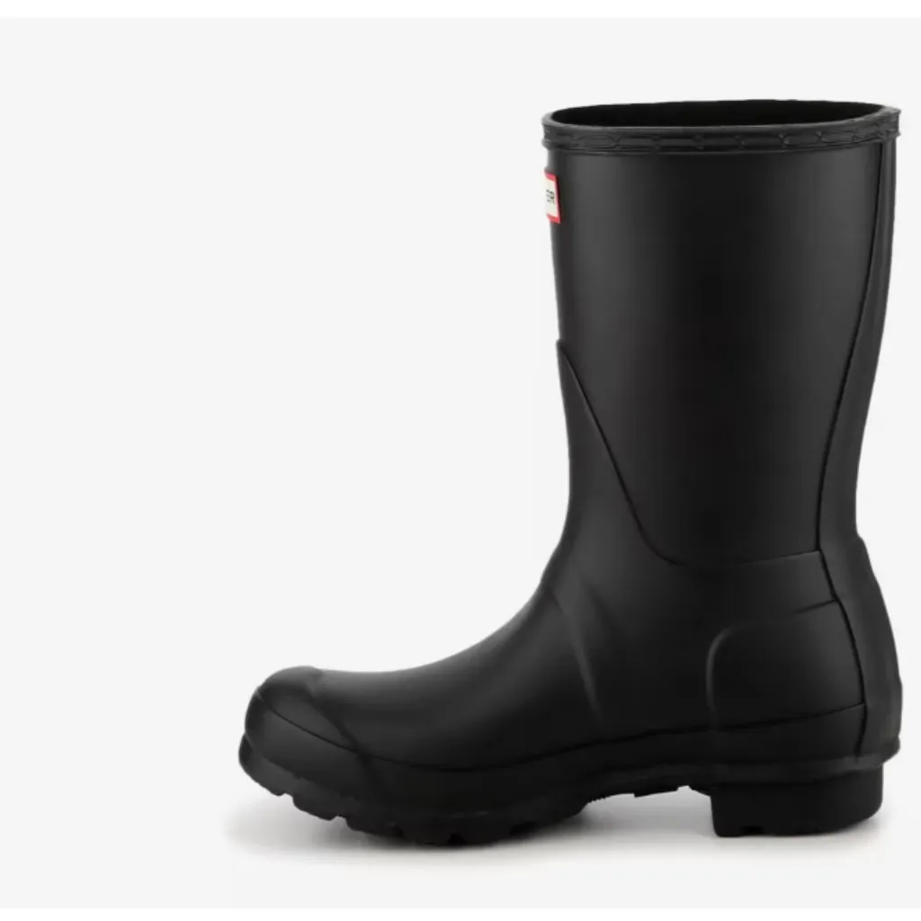 NEW NIB HUNTER Original Short Matte Rain Boot Black SZ-8 - Image 5