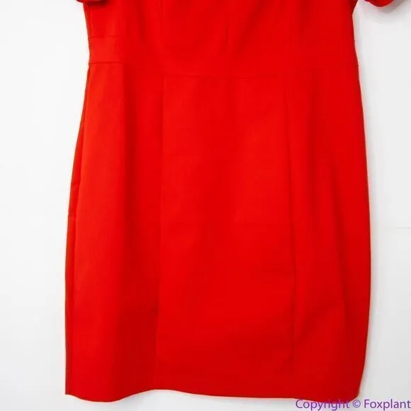 NEW Eloquii Sheath Dress with Cut Out star‎ Neckline exposed zipper, size 18 - Image 4