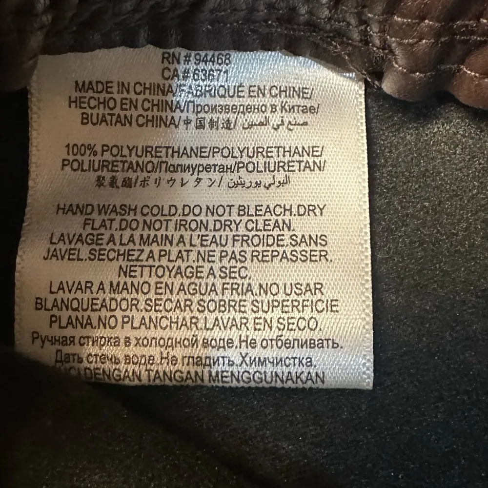 BCBGeneration Brown Faux Leather Jogger Pants - Image 6