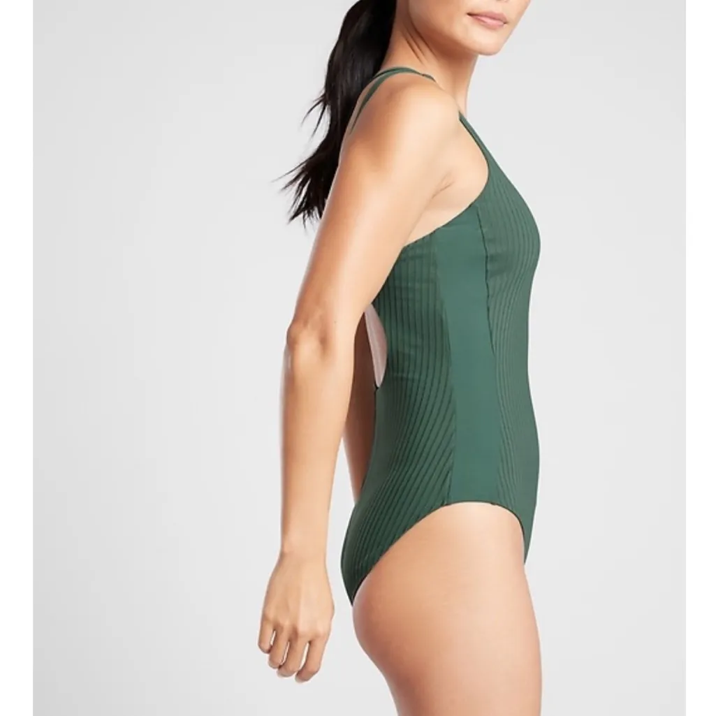Athleta Rib Asym One Piece Swimsuit - Image 3