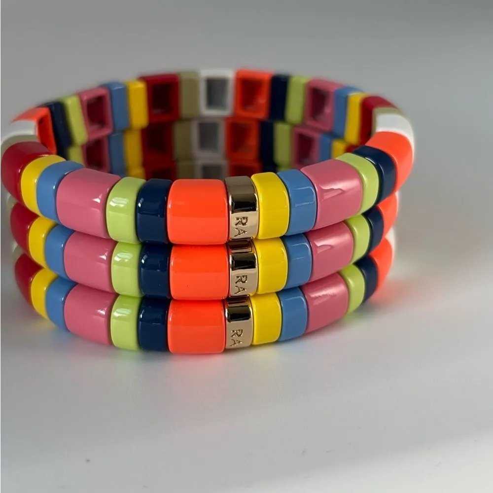 NWot Roxanne assoulin set of three bracelets - Image 6