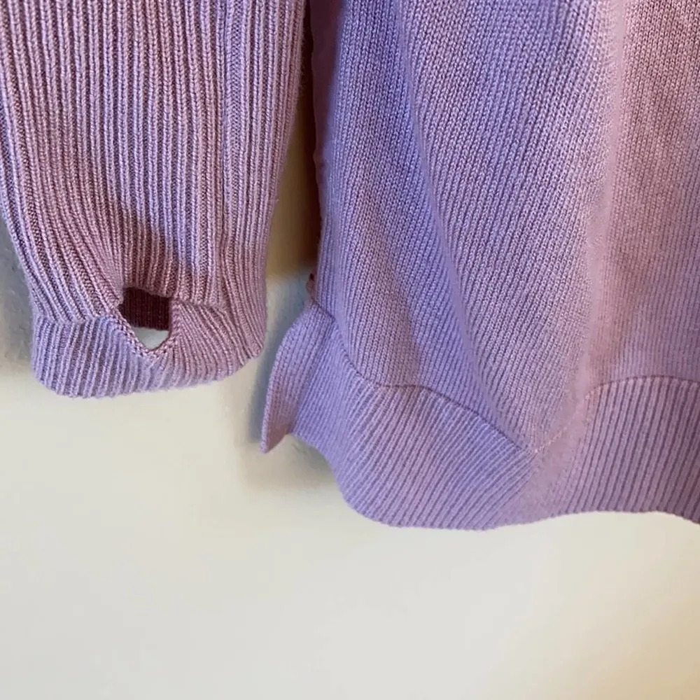 Lululemon Still At Ease Antoinette Open Back Knit Cashmere Blend Sweater - Image 4