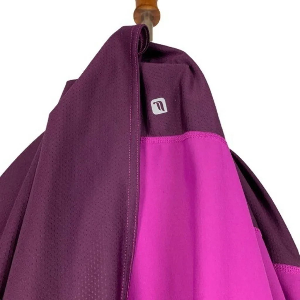 Fabletics Scarf‎ Purple Pink Wrap Convertible Infinity Scarf - Image 3