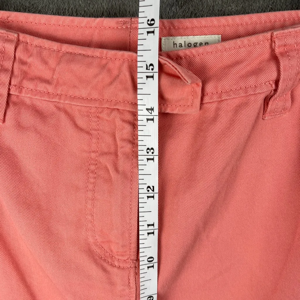 Halogen Denim Mini Skirt Women’s Size 6 Pink Coral Cotton Casual Y2K Summer Chic - Image 5
