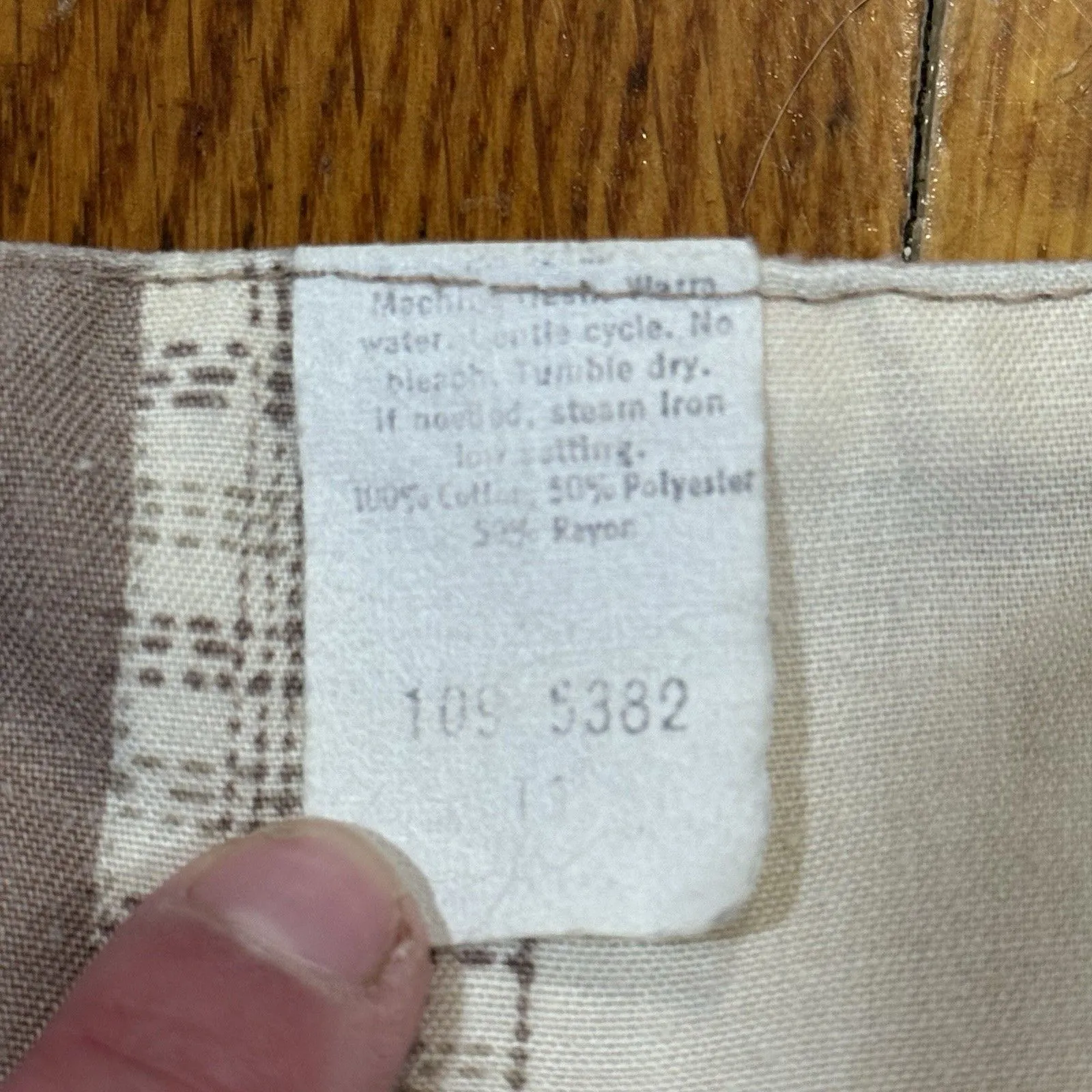 Y2K Khaki Vest Size 11 Jrs - Image 6