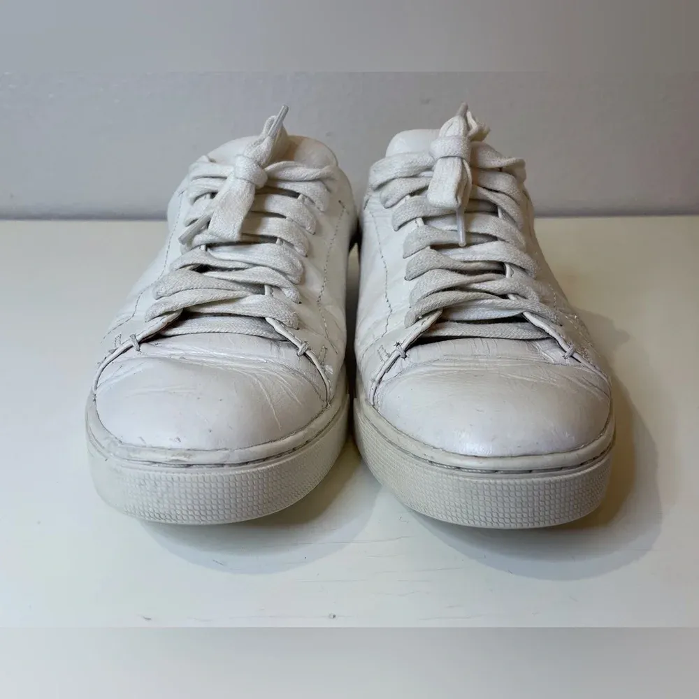 Frye Women’s‎ Ivy Court Low Lace White Leather Sneakers Size 7.5 - Image 4