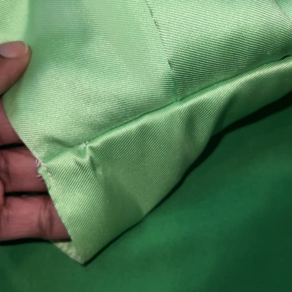 ASOS Lime Satin Cropped Top size 4 - Image 7