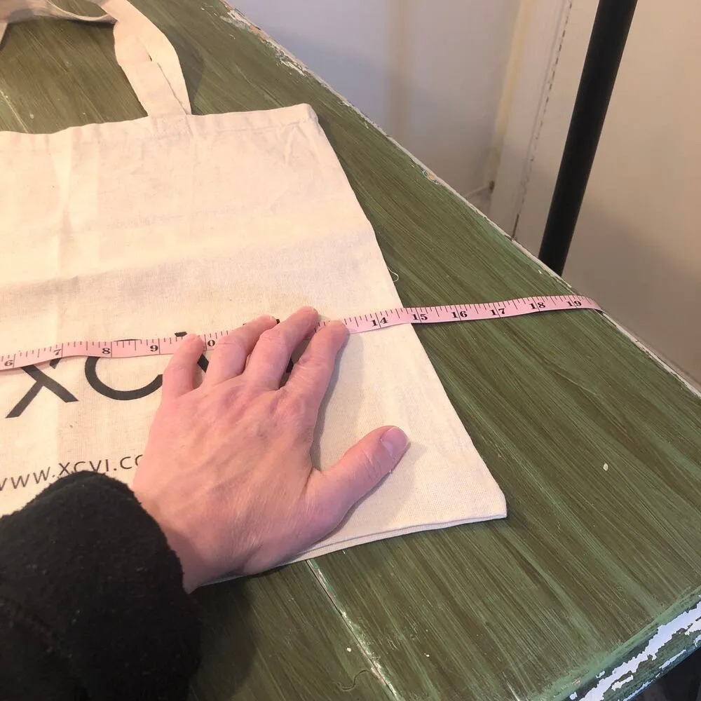 XCVI NEW Canvas Tote Bag 100% Cotton - Image 7